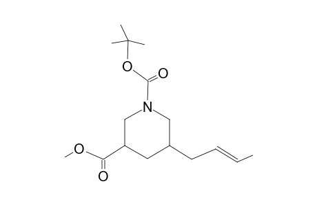 1-O-tert-butyl 3-O-methyl 5-[(E)-but-2-enyl]piperidine-1,3-dicarboxylate