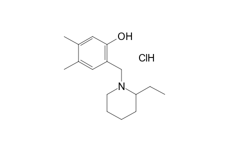 4,5-DIMETHYL-2-[(2-ETHYLPIPERIDINO)METHYL]PHENOL, HYDROCHLORIDE