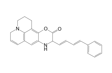 1H,5H,11H-Quinolizino[1,9-gh][1,4]benzoxazin-11-one, 2,3,6,7-tetrahydro-10-(4-phenyl-1,3-butadienyl)-