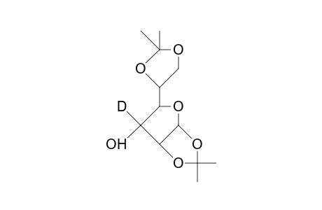 1,2-5,6-Di-O-isopropylidene-3-deuterio.alpha.-D-ribohexofuranose