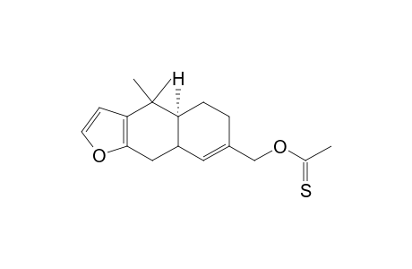 Ethanethioic acid, S-[(4,4a,5,6,8a,9-hexahydro-4,4-dimethylnaphtho[2,3-b]furan-7-yl)methyl]ester, (4aS-cis)-