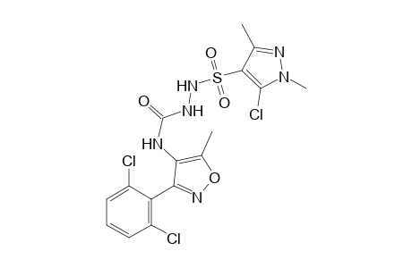 1-[(5-chloro-1,3-dimethylpyrazol-4-yl)sulfonyl]-4-[3-(2,6-dichlorophenyl)-5-methyl-4-isoxazolyl]semicarbazide