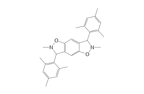 2,6-Dimethyl-3,7-bis(2,4,6-trimethylphenyl)-2,3,6,7-tetrahydrobenzo[1,2-d;4,5-d']diisoxazole