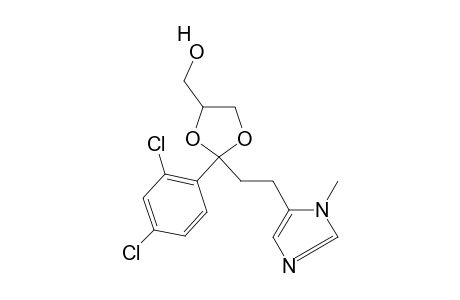[2-(2,4-dichlorophenyl)-2-[2-(3-methylimidazol-4-yl)ethyl]-1,3-dioxolan-4-yl]methanol