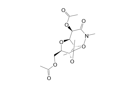 [(3aS,4R,6R,6aR)-4-[(1R)-1-acetoxy-2-(dimethylamino)-2-oxo-ethyl]-2,2-dimethyl-3a,4,6,6a-tetrahydrofuro[3,4-d][1,3]dioxol-6-yl]methyl acetate