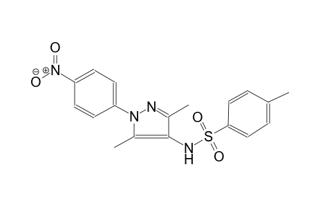 N-[3,5-dimethyl-1-(4-nitrophenyl)-1H-pyrazol-4-yl]-4-methylbenzenesulfonamide