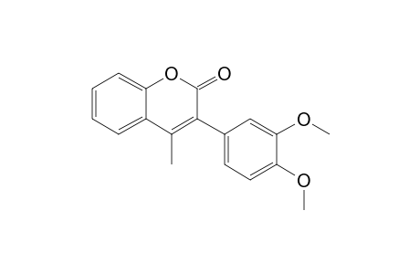 3-(3',4'-Dimethoxyphenyl)-4-methylcoumarin