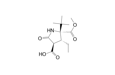 2-tert-Butyl methyl (2R,3R,4R)-3-ethyl-5-oxopyrrolidine-2,4-dicarboxylate