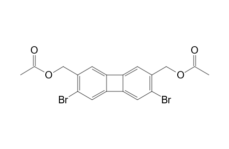 2,7-Biphenylenedimethanol, 3,6-dibromo-, diacetate