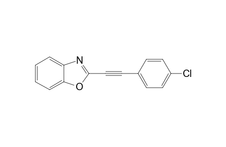 2-{(4-Chlorophenyl)ethynyl}benzoxazole