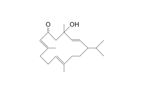 4a-Hydroxy-2,7,11-cembratrien-6-one