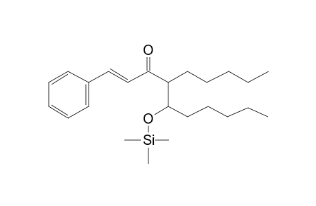 (1E)-4-Pentyl-1-phenyl-5-[(trimethylsilyl)oxy]-1-decen-3-one