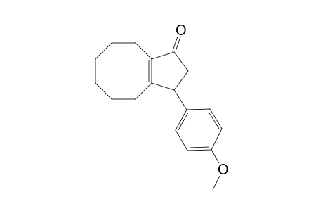 3-(4-Methoxyphenyl)-2,3,4,5,6,7,8,9-octahydrocyclopentacycloocten-1-one
