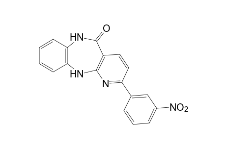 6,11-dihydro-2-(m-nitrophenyl)-5H-pyrido[2,3-b][1,5]benzodiazepin-5-one