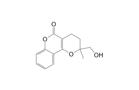 2-(hydroxymethyl)-2-methyl-3,4-dihydro-2H,5H-pyrano[3,2-c]chromen-5-one