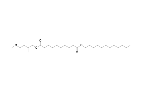 Sebacic acid, dodecyl 4-methoxy-2-methylbutyl ester