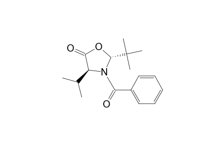 5-Oxazolidinone, 3-benzoyl-2-(1,1-dimethylethyl)-4-(1-methylethyl)-, (2R-trans)-