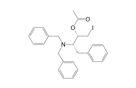 (2S,3S)-3-(N,N-Dibenzylamino)-1-iodo-4-phenylbutan-2-yl acetate
