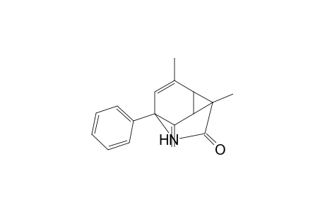 1-Phenyl-3,5-dimethyl-7-methylene-8-azatricyclo[3.2.2.0(4,6)]non-2-en-9-one