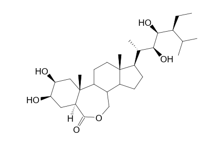 (22S,23S)-2.beta.,3.beta.,22,23-Tetrahydroxy-6,7-seco-5.alpha.-stigmastan-6,7-lactone