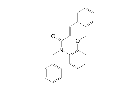 N-Benzyl-N-(2-methoxyphenyl)-3-phenylacrylamide