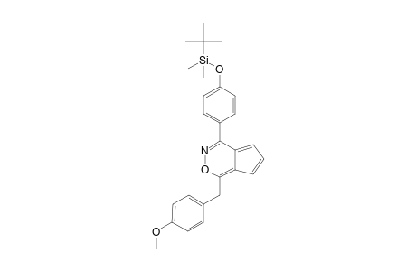 4-[4-(tert-Butyldimethylsiloxy)phenyl]-1-(4-methoxybenzyl}cyclopenta[d][1,2]oxazine