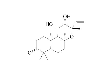 ent-11.alpha.,12.alpha.-Dihydroxy-3-oxo-13-ep-manoyl oxide
