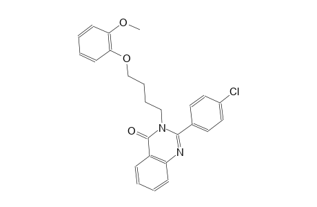 4(3H)-quinazolinone, 2-(4-chlorophenyl)-3-[4-(2-methoxyphenoxy)butyl]-