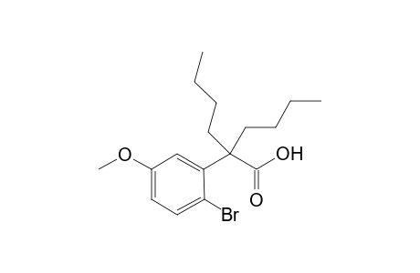 2-(2'-Bromo-5'-methoxyphenyl)-2-butylhexanoic acid