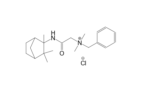 N-benzyl-N,N-dimethyl-2-oxo-2-{[(1R,4S)-2,3,3-trimethylbicyclo[2.2.1]hept-2-yl]amino}ethanaminium chloride
