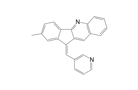 (11Z)-2-methyl-11-(3-pyridinylmethylidene)indeno[1,2-b]quinoline