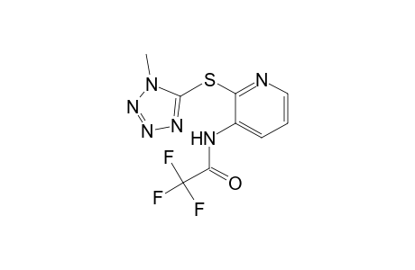 Acetamide, 2,2,2-trifluoro-N-[2-[(1-methyl-1H-tetrazol-5-yl)thio]-3-pyridinyl]-