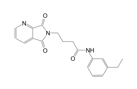 5H-pyrrolo[3,4-b]pyridine-6-butanamide, N-(3-ethylphenyl)-6,7-dihydro-5,7-dioxo-