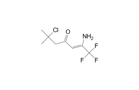 (2Z)-2-Amino-6-chloro-1,1,1-trifluoro-6-methyl-2-hepten-4-one