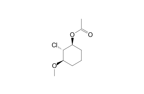 cis-3-Acetoxy-2-chloro-1-methoxycyclohexan