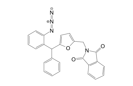 2-({5-[(2-Azidophenyl)(phenyl)methyl]furan-2-yl}methyl)-1H-isoindole-1,3(2H)-dione