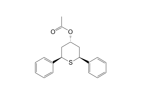 (2R,4r,6S)-2,6-Diphenyltetrahydro-2H-thiopyran-4-ol, acetate