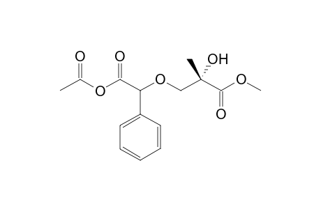 (S)-3-(2-Acetoxy-2-oxo-1-phenyl-ethoxy)-2-hydroxy-2-methyl-propionic acid methyl ester