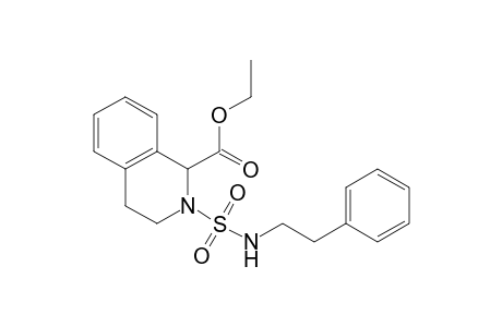 1-Isoquinolinecarboxylic acid, 1,2,3,4-tetrahydro-2-[[(2-phenylethyl)amino]sulfonyl]-, ethyl ester