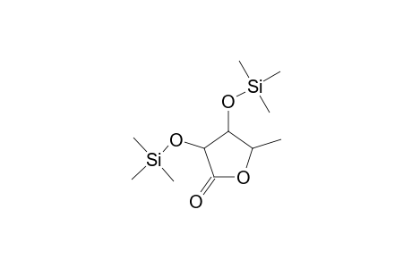 D-Ribonic acid, 5-deoxy-2,3-bis-O-(trimethylsilyl)-, .gamma.-lactone
