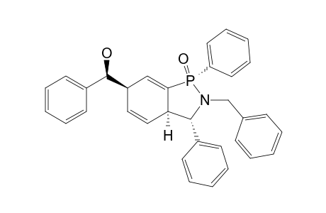 (1RS,3SR,3ARS,6RS,13SR)-2,3,3A,6-TETRAHYDRO-2-BENZYL-6-(1-HYDROXY-PHENYLMETHYL)-1,3-DIPHENYLBENZO-[C]-[1,2]-AZAPHOSPHOLE-1-OXIDE