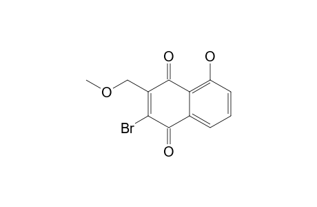 2-Bromo-5-hydroxy-3-(methoxymethyl)-[1,4]naphthoquinone