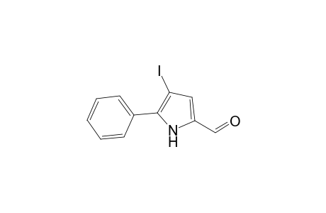 4-iodanyl-5-phenyl-1H-pyrrole-2-carbaldehyde
