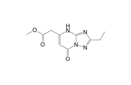 [1,2,4]triazolo[1,5-a]pyrimidine-5-acetic acid, 2-ethyl-4,7-dihydro-7-oxo-, methyl ester