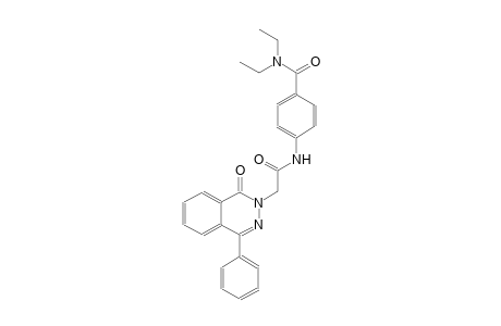 N,N-diethyl-4-{[(1-oxo-4-phenyl-2(1H)-phthalazinyl)acetyl]amino}benzamide