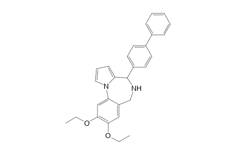 8,9-Diethoxy-4-(4-phenylphenyl)-5,6-dihydro-4H-pyrrolo[1,2-a][1,4]benzodiazepine