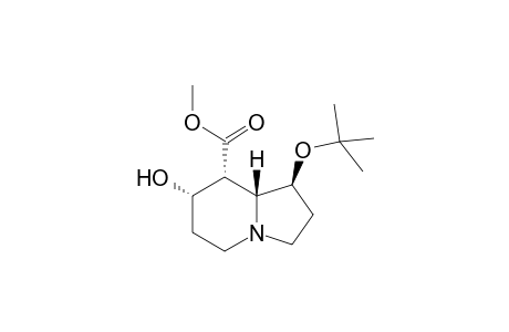 1-(t-Butoxy)-7-hydroxy-8-(methoxycarbonyl)-indolizidine