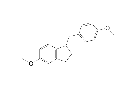 5-Methoxy-1-[(4-methoxyphenyl)methyl]-2,3-dihydro-1H-indene