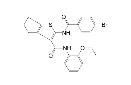 4H-cyclopenta[b]thiophene-3-carboxamide, 2-[(4-bromobenzoyl)amino]-N-(2-ethoxyphenyl)-5,6-dihydro-