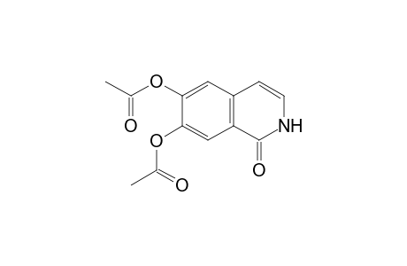 1-Oxo-1,2-dihydroisoquinoline-6,7-diyl diacetate